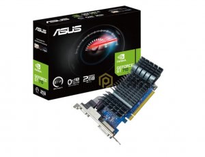 Asus Nvidia Geforce Gt710-sl-2gd3-brk-evo 2gb Ddr3 Evo Low-profile Graphics Card