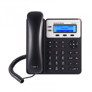 Grandstream Gxp1620 2 Line Basic Ip Phone, 2 Sip Accounts, 132x48 Backlit Graphical Lcd Display, Hd Audio