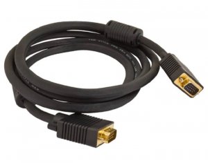 Cabac 5m Svga Monitor Full 15 Pin Male To Male Triple Shielded Cable