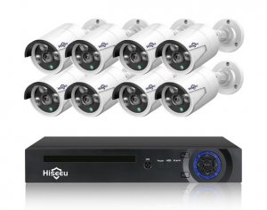 Hiseeu H5nvr 8ch 4mp Poe Cctv System