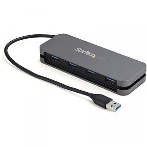 Startech Hb30am4ab 4 Port Usb 3.0 Hub 5gbps 4a - 28cm Cable