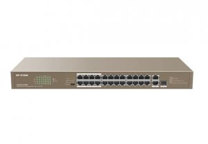 Ip-com F1126p-24-250wv2.0 F1126p-24-250wv2.0 24fe+2ge/1sfp Unmanaged Switch With 24-port Poe