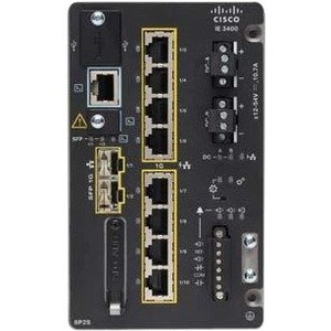 Cisco Ie-3400-8p2s-e Catalyst Ie3400 With 8ge Poe/poe+ 2ge Sf