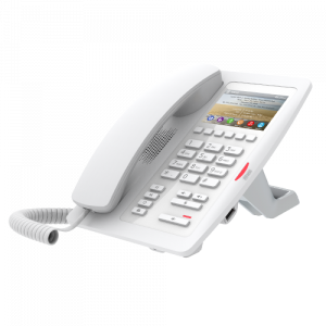 Fanvil H5 Hotel / Office Enterprise Ip Phone - 3.5' Colour Screen, 1 Line, 6 X Programmable Buttons, Dual 10/100 Nic, Poe, 2 Years Warranty- White