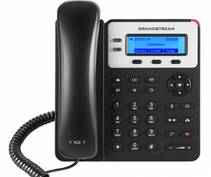 Grandstream Gxp1625 2 Line Ip Phone, 2 Sip Accounts, 132x48 Backlit Graphical Lcd Display, Hd Audio, Powerable Via Poe