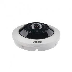 Ivsec Fisheye Dome 9mp 360 Poe Ip66 Ir Microphone Speaker