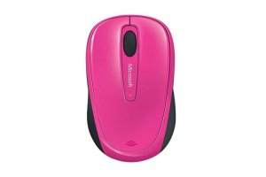 Microsoft Gmf-00280 Wireless Mobile 3500 Series Usb Optical Mouse - Retail Box (magenta Pink)