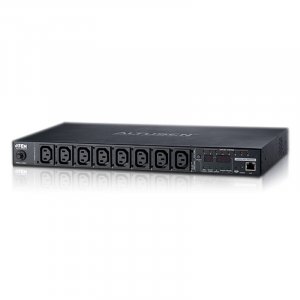 Aten 8-port 10a Eco Power Distribution Unit - Pdu Over Ip, 1u Rack Mount Design, Control And Monitor Power Status (pe6108g)