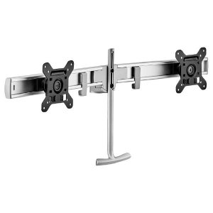 Atdec Dual Rail Crossbar - Slv - Load: 2-7kg Per Monitor