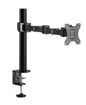 Easilift Single Monitor Desk Mount With Articulating Arm - Fits Most 17"-32" Monitors