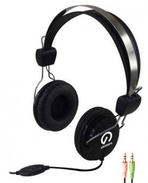 Shintaro Sh-105m Wired Headset: Stereo Headset With Inline Microphone