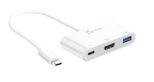 J5create Jca379 Usb-c Type-c To Hdmi & Usb 3.0 With Power Delivery Adaptor Hub