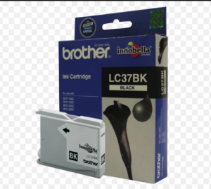Brother Lc-37bk Black Ink Cartridge - Dcp-135c/150c, Mfc-260c/ 260c Se- Up To 350 Pages