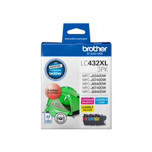 BROTHER Lc432pk3 Colour Value Pack - Up To 550 Pages