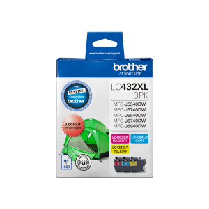 BROTHER Lc432pk3 Colour Value Pack - Up To 550 Pages