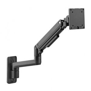 Brateck Fabulous Wall Mounted  Gas Spring Dual Monitor Arm 17'-32',weight Capacity (per Screen)9kg(black)