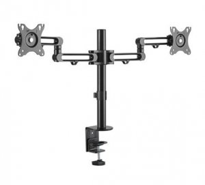 Brateck Dual Monitor Premium Aluminum Articulating Monitor Arm LDT30-C024