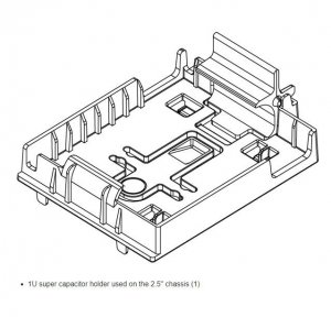 Lenovo Isg  Thinksystem Sr645 Supercap Holder Kit On 2.5' Chassis