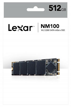 Lexar Lnm100-512rb Nm-100 512gb, M.2 2280 Sata Iii (6gb/s), Sequential Read Up To 520mb/s