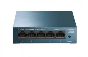 TP-Link LiteWave LS105G 5-Port Gigabit Unmanaged Desktop Switch 