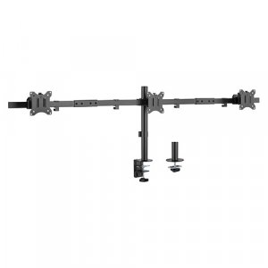 Brateck Pole Mount Triple-screen Monitor Mount Fit Most 17'-32' Monitors, Up To 7kg Per Screen Vesa 75x75/100x100