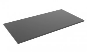 Brateck Particle Board Desk Board 1500x750mm  Compatible With Sit-stand Desk Frame  - Black-- (request M09-23d-b For The Frame)