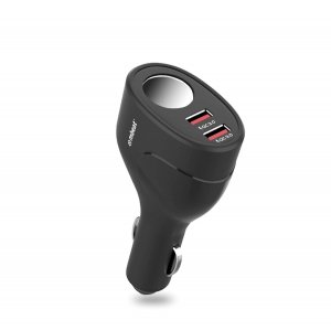 Mbeat Gorilla Power Dual Port Qc3.0 Car Charger And Cigarette Lighter Extender