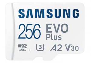 Samsung Microsd Evo Plus 256gb W Adapter