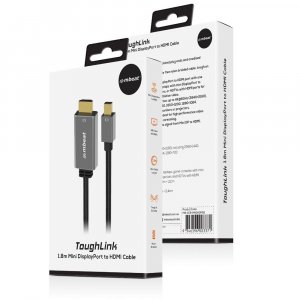 Mbeat 'tough Link' 1.8m Mini Displayport To Hdmi Cable - Space Grey