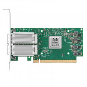 Nvidia 900-9x5ad-0056-st1 Connectx-5 En Adapter Card, 100gbe Dual-port Qsfp28, Pcie3.0 X16, Lp/full Bracket