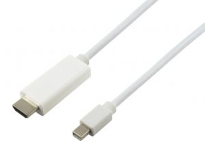 Blupeak Mdhd02 2m Mini Displayport Male To Hdmi Male Cable (lifetime Warranty)