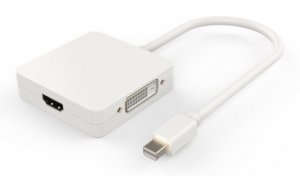 Blupeak Mdvdhad Mini Displayport Male To Vga, Dvi & Hdmi Adapter (lifetime Warranty)