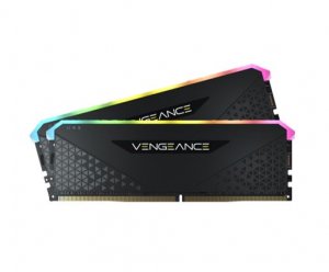 Corsair Vengeance Rgb Rs 16gb (2x8gb) Ddr4 3200mhz C16 16-20-20-38 Desktop Gaming Memory For Amd & Intel