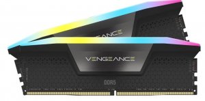 Corsair Vengeance RGB 32GB (2x16GB) DDR5 UDIMM 6000MHz C36 1.4V Desktop Gaming Memory Black