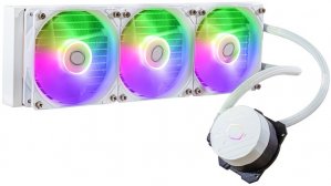 CoolerMaster Ml360l Core White Argb, 3x New 120 Argb Fan, New Dual Chamber Gen S, 360mm R