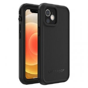 Lifeproof Otterbox Fre Case For Apple Iphone 12 Mini - Black, Water Proof, Dirt Proof, Snow Proof, Drop Proof, Made With 35% Ocean-based Plastic