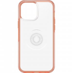 Otterbox Apple Iphone 13 Pro Max Otter + Pop Symmetry Series Clear Case (77-83713) - Melondramatic (clear/orange) - Wireless Charging Compatible (may