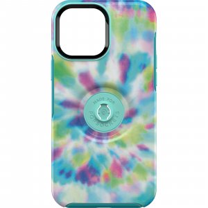 Otterbox Apple  Iphone 13 Pro Max Otter + Pop Symmetry Series Antimicrobial Case (77-84590) - Day Trip Graphic (green/blue/purple)