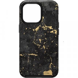 Otterbox Apple Iphone 13 Pro Symmetry Series Antimicrobial Case -(77-83576) Enigma Graphic (black/gold)
