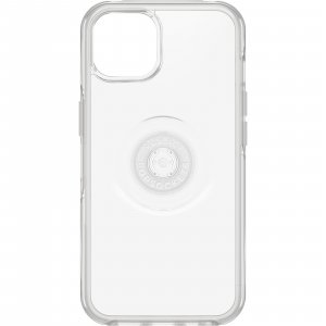 Otterbox Apple Iphone 13 Otter + Pop Symmetry Series Clear Case -clear Pop( 77-85394) - Wireless Charging Compatible (may Need To Remove Poptop)