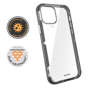 Efm Force Technology Cayman Case Armour With D3o Crystalex For Iphone 12/12 Pro 6.1' - Smoke Black