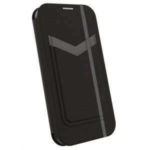 Efm Force Technology Miami Wallet Case Armour Apple Iphone 13 Pro Max - Smoke Black (efcmiae193smb), 2.4m Military Standard Drop Tested, Unique Demin-inspired Design