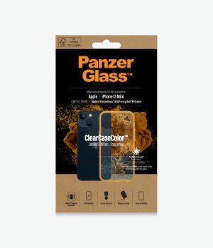 Panzer Glass Clearcasecolor Iphone 13 Mini - Tangerine Limited Edition (0328), Slim Fashionable Design, Anti-bacterial, Enhance Protection