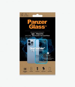 Panzer Glass Silverbullet Case For Iphone 13 Pro - Bondi Blue - Most Powerful Clearcaseâ„¢ Ever