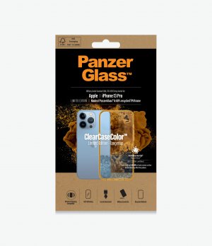 Panzer Glass Clearcasecolor Iphone 13 Pro - Tangerine Limited Edition (0338), Slim Fashionable Design, Anti-bacterial, Enhance Protection