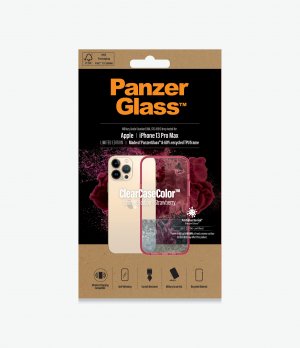 Panzer Glass Clearcasecolorâ„¢ Iphone 13 Pro Max - Strawberry Limited Edition (0345) Weather Resistant , Antibacterial