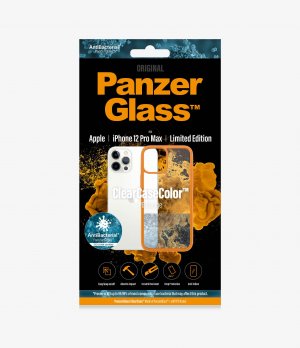Panzer Glass Clearcasecolorâ„¢applw Iphone 12 Pro Max - Panzerglass Orange Limited Edition (0284) Most Powerful Clearcaseâ„¢ Ever