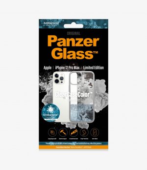 Panzer Glass Clearcasecolorâ„¢apple Iphone 12 Pro Max - Satin Silver Limited Edition (0272) Most Powerful Clearcaseâ„¢ Ever