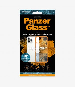 Panzer Glass Clearcasecolorâ„¢apple Iphone 12/12 Pro - Panzerglass Orange Limited Edition (0283) Most Powerful Clearcaseâ„¢ Ever