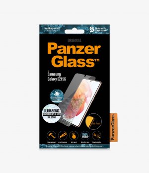 Panzer Glass Samsung Galaxy S21 5g - Fingerprint - Antibacterial Screen Protector - 100% Touch Preservation